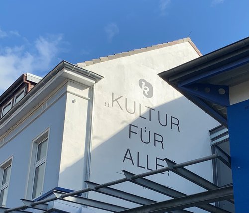 Schriftzug ‚Kultur für Alle‘ an der Kulturetage. Foto: Stadtmuseum Oldenburg