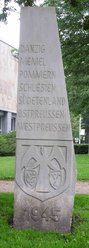 Der Leobschützer Gedenkstein. Foto: Stadt Oldenburg Der Leobschützer Gedenkstein. Foto: Stadt Oldenburg