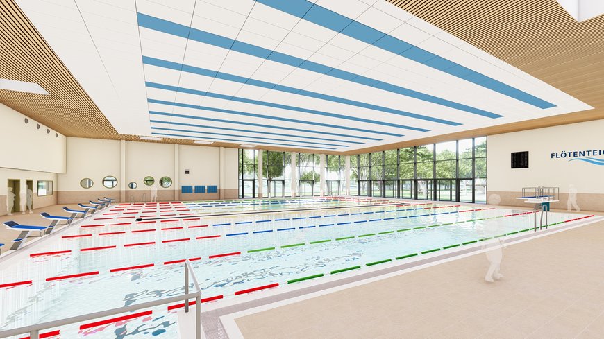 Das geplante Sportbecken. Grafik: Geising + Böker