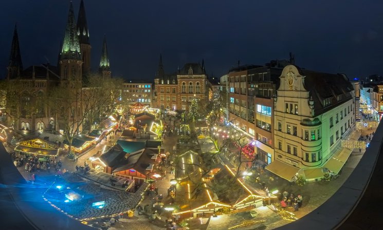Blick über den Lamberti-Markt 2024. Foto: Sascha Stüber