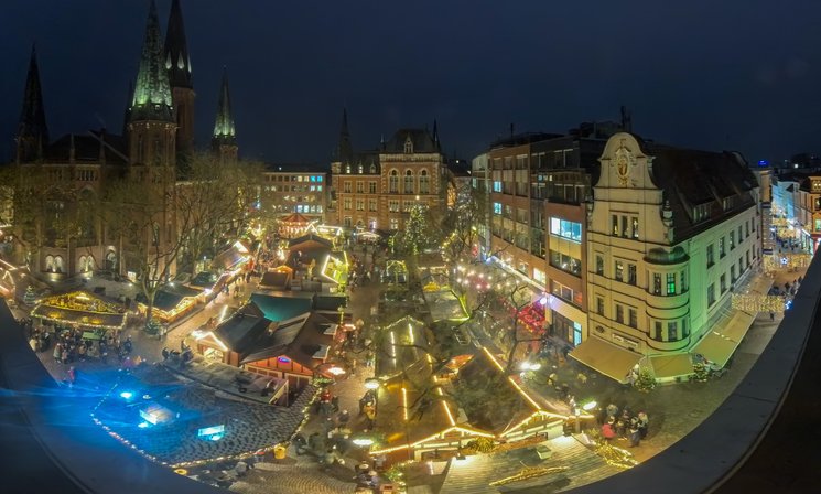 Blick über den Lamberti-Markt 2024. Foto: Sascha Stüber