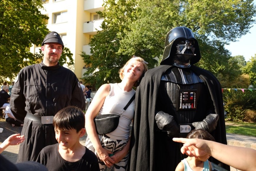 Galaktischer Besuch von Herrn Vader. Foto: Jörg Hemmen  