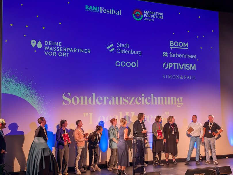 Verleihung Marketing for Future Award „Local Heroes“. Foto: Kathrin Janout Verleihung Marketing for Future Award „Local Heroes“. Foto: Kathrin Janout