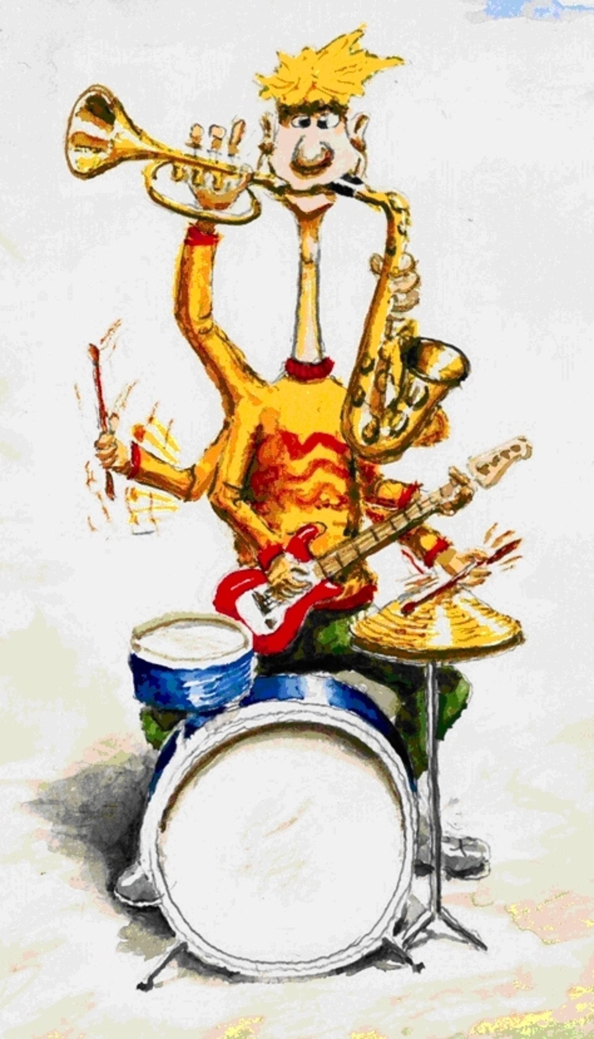 Männchen vom Plakat zum Oldenburger Kindermusikfestival. Bild: Uli Reen