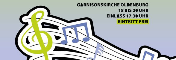 Das Plakat zum „Imagine Tomorrow“-Konzert am 8. November 2025 in der Garnisonkirche Oldenburg. Quelle: Stadt Oldenburg