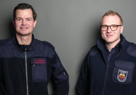 Ralf Frerichs und Heiko Klaaßen von der Berufsfeuerwehr Oldenburg. Foto: Stadt Oldenburg