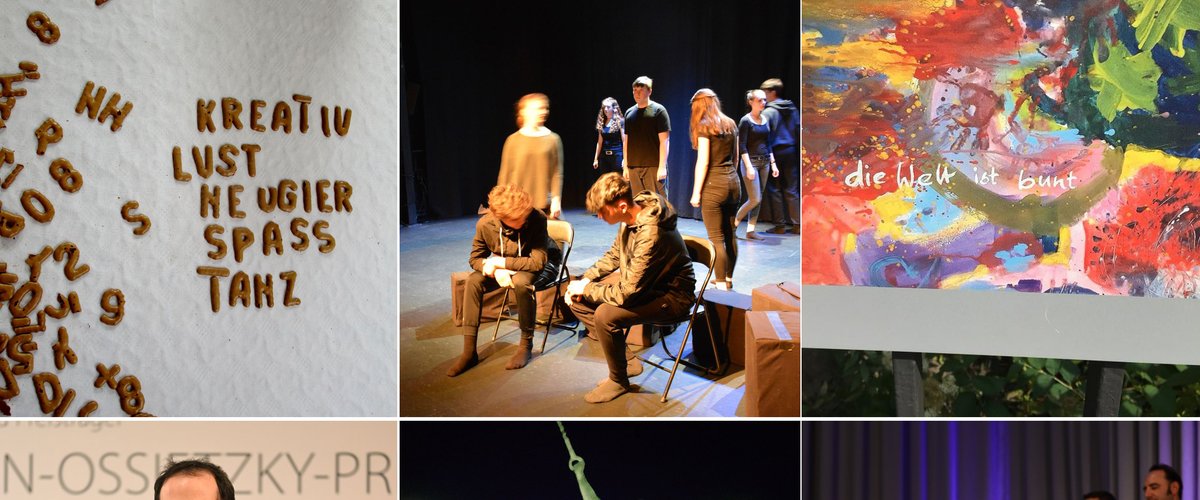 Eine Collage von Fotos verschiederner Kultureller Veranstaltungen. Fotos: Stadt, Assanimoghaddam, Kreier