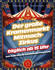 Plakat zum Kramermarkts-Zirkus 2025. Copyright: OSV