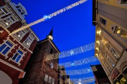Lappan mit Weihnachtsbeleuchtung. Foto: Hans-Jürgen Zietz