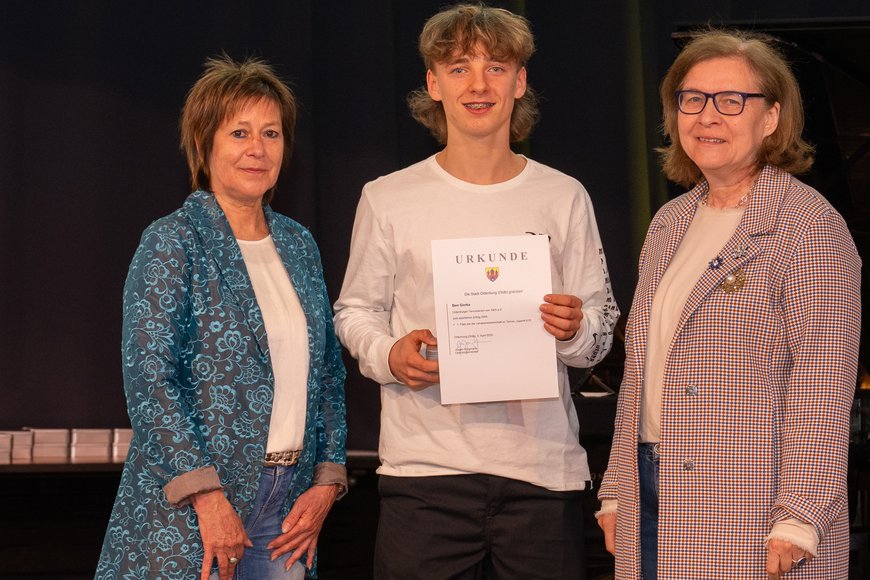 Sportlerehrung der Jugendklassen. Foto: Sascha Stüber