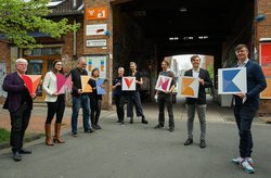 Gründungsmitglieder des Landesverbands Niedersachsen Kultur- und Kreativwirtschaft. Foto: Philipp Linss
