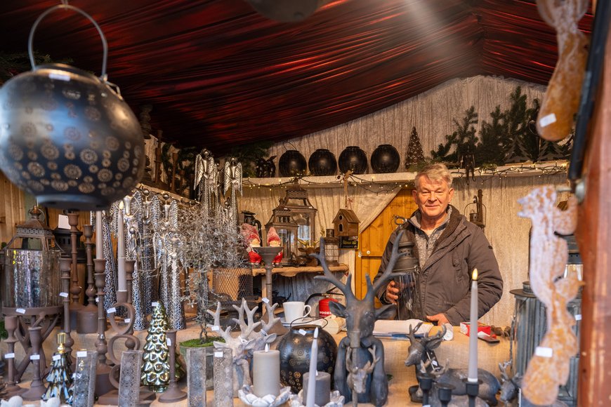 Metallkunst auf dem Lamberti-Markt 2025. Foto: Sascha Stüber