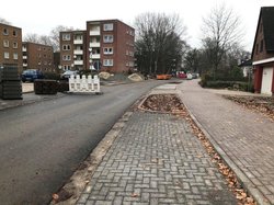 Auf dem Foto ist der erste Bauabschnitt des Ausbau Hartenkamps zu sehen. Foto: Stadt Oldenburg
