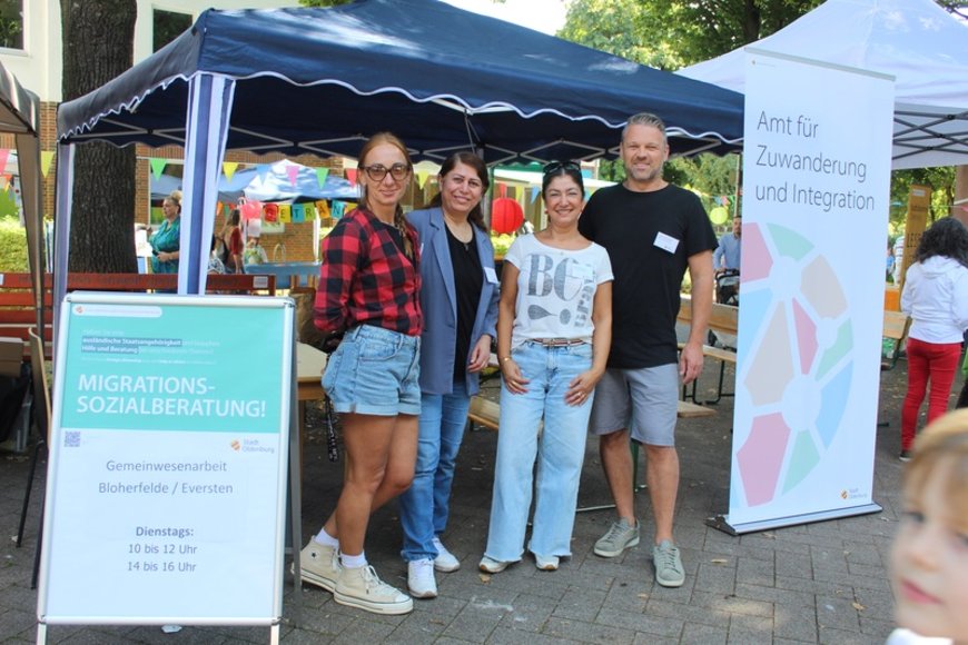 Das Team der städtischen Migrationsberatung. Foto: Sonja Deuling