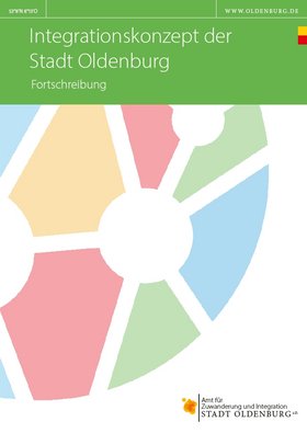 Deckblatt Integrationskonzept mit Weltkugel-Logo. Foto: Stadt Oldenburg