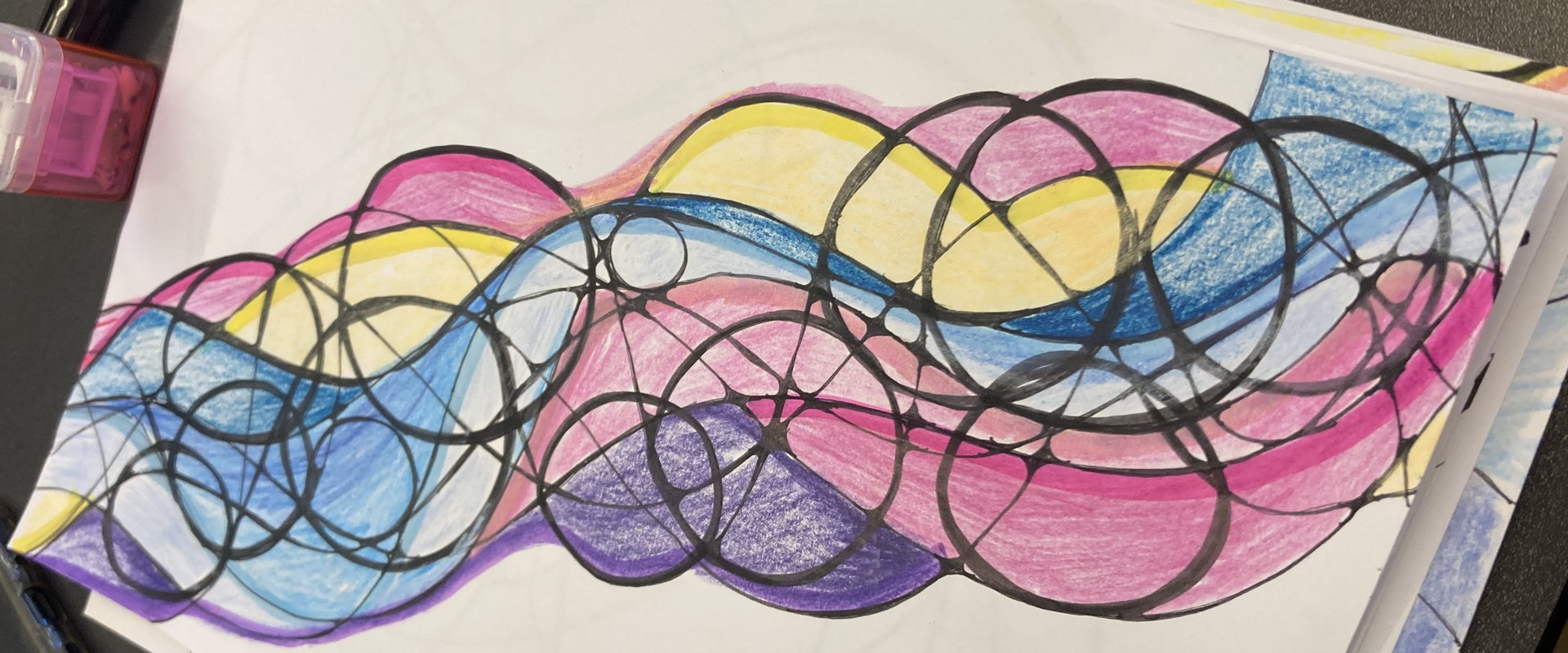 gezeichnetes Kunstwerk aus einer Fortbildung. Foto: Stadt Oldenburg
