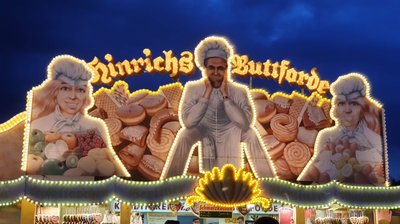Eine Schmalzkuchenbäckerei auf dem Kramermarkt 2019. Foto: Stadt Oldenburg