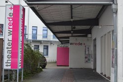 Außenansicht des theater wrede + im Jahr 2018. Foto: Stadt Oldenburg