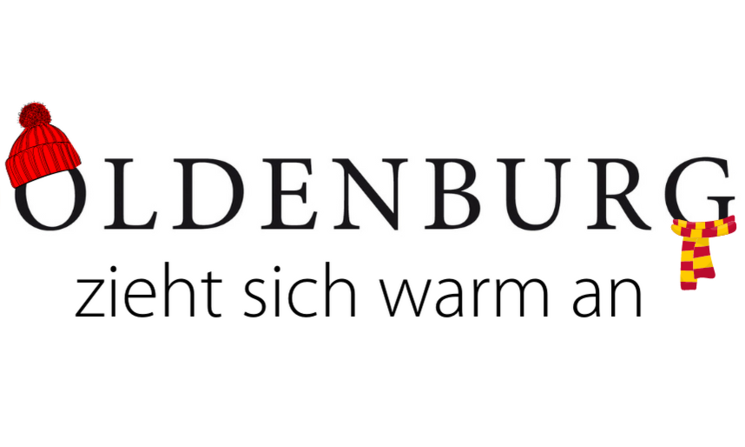 Logo Oldenburg zieht sich warm an. Foto: Stadt Oldenburg