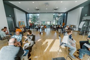 Der Wärmewende-Beirat bei seiner konstituierenden Sitzung. Foto: Florian Skupin