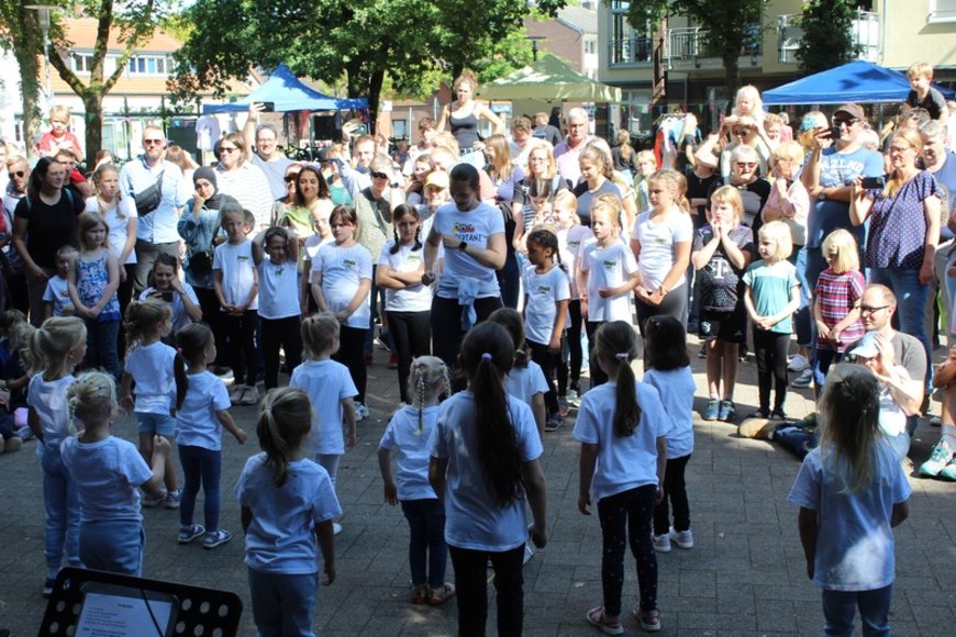 TuS Bloherfelde, Kindertanzgruppe. Foto: Sonja Deuling