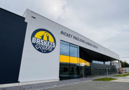 Die U16-Nationalmannschaft des Deutschen Basketball-Bundes bereitet sich im Rickey Paulding Junior Center an der Maastrichter Straße auf die EM vor. Foto: Stadt Oldenburg
