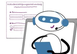 Karikatur eines Chatbots. Foto: OFFIS