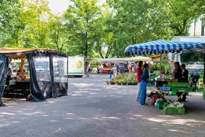Foto vom Wochenmarkt in Bloherfelde. Foto: Sascha Stüber