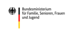 Logo des Bundesministerium für Familie, Senioren, Frauen und Jugend. Foto: BMFSFJ