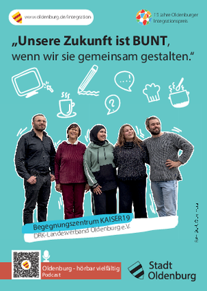 Postkarte zum Projekt: „Begegnungszentrum KAISER19“ Foto: Stadt Oldenburg Postkarte zum Projekt: „Begegnungszentrum KAISER19“ Foto: Stadt Oldenburg