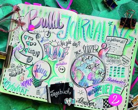 Kreatives Journaling. Foto: Dagmar Gosejacob