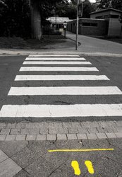 Zebrastreifen. Foto: Bernd Kasper/Pixelio.de