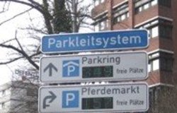 Parkleitschild Moslestraße. Foto: Stadt Oldenburg