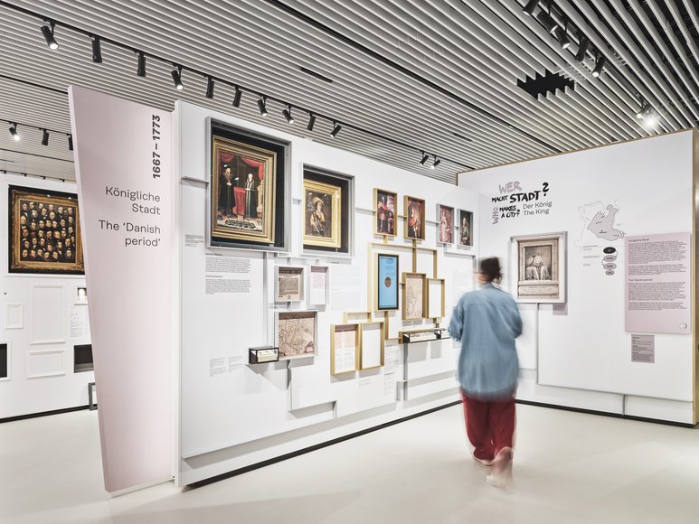 Blick in den Bereich Königliche Stadt der Dauerausstellung im Stadtmuseum. Foto: Caspar Sessler