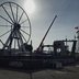 Vorschau: Der Aufbau vom Riesenrad auf dem Kramermarkt am 17. September 2025. Foto: Stadt Oldenburg