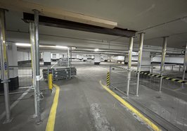 Blick in die sanierungsbedürftige Tiefgarage am Stadtmuseum. Foto: Stadt Oldenburg