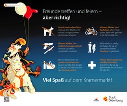 Banner Verhaltensregeln. Reiter: Klaus Beilstein. Gestaltung: Stockwerk 2 Banner Verhaltensregeln. Reiter: Klaus Beilstein. Gestaltung: Stockwerk 2