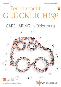 Plakat zum Carsharing in Oldenburg Quelle: Stadt Oldenburg
