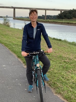 STADTRADELN-Star Frauke Sterwerf mit dem Rad auf Tour. Foto: Frauke Sterwerf STADTRADELN-Star Frauke Sterwerf mit dem Rad auf Tour. Foto: Frauke Sterwerf