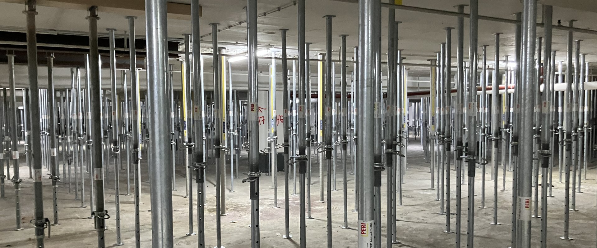 Stützen in der Tiefgarage. Foto: Stadt Oldenburg