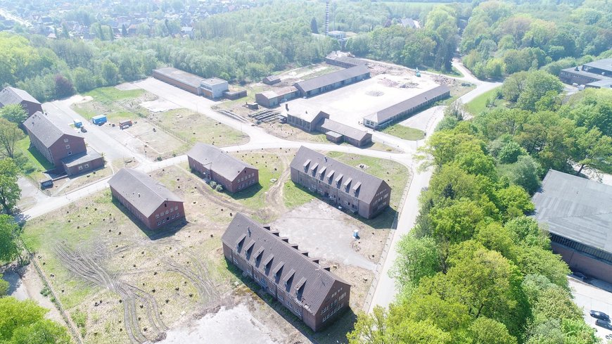 Blick auf den Bereich Helleheide vor den Abrissarbeiten. Foto: Stadt Oldenburg