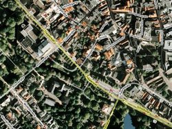 Luftbild von Oldenburg, Ausschnitt aus dem Stadtplan. Quelle: oldenburg.de