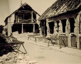 Bombenschäden im Johannisviertel durch die Luftangriffe im April 1945. Quelle: Stadtmuseum Oldenburg