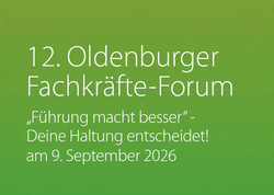 Ankündigung zum 12. Oldenburger Fachkräfte-Forum. Foto: KI-generiert durch die Stadt Oldenburg Ankündigung zum 12. Oldenburger Fachkräfte-Forum. Foto: KI-generiert durch die Stadt Oldenburg