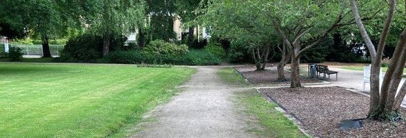 Die Wege auf dem Cäcilienplatz. Foto: Stadt Oldenburg