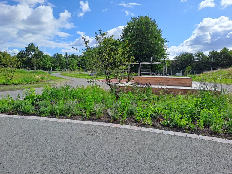 Sport- und Freizeitanlagen im Sportpark Kreyenbrück. Foto: PS+ Planung von Sportstätten