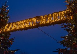 Schriftzug Lamberti-Markt. Foto: Sascha Stüber