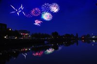 Abschlussfeuerwerk Kramermarkt 2014. Foto: Hans-Jürgen Zietz