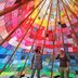 Vorschau: Jutta Hinrichsen und Sophie Arenhövel im Inneren des Kreyenbrücker Tipis. Foto: Werner Ufferhardt.