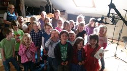 Kinderchor im Tonstudio. Foto: Gerke Jürgens